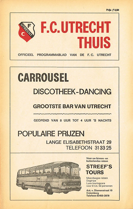 AZ Programma 11-maa-1973 Utrecht uit